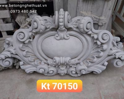 Phù điêu bê tông lâu đài 70x150cm
